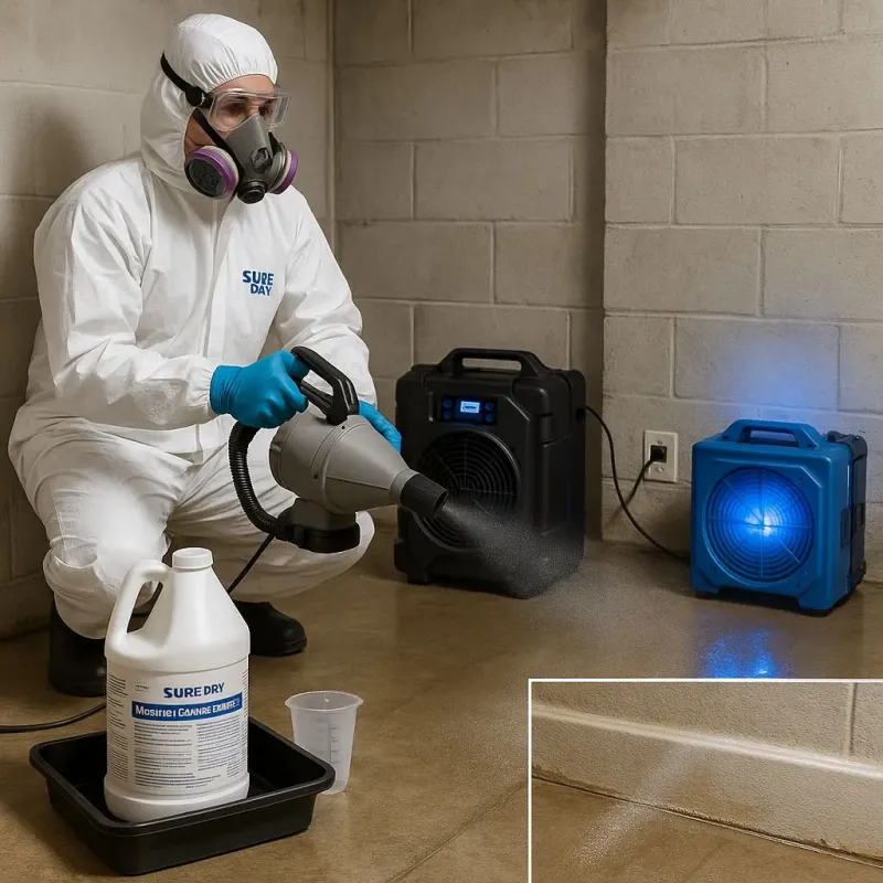 Sanitization and Odor Removal process in Loves Park, IL